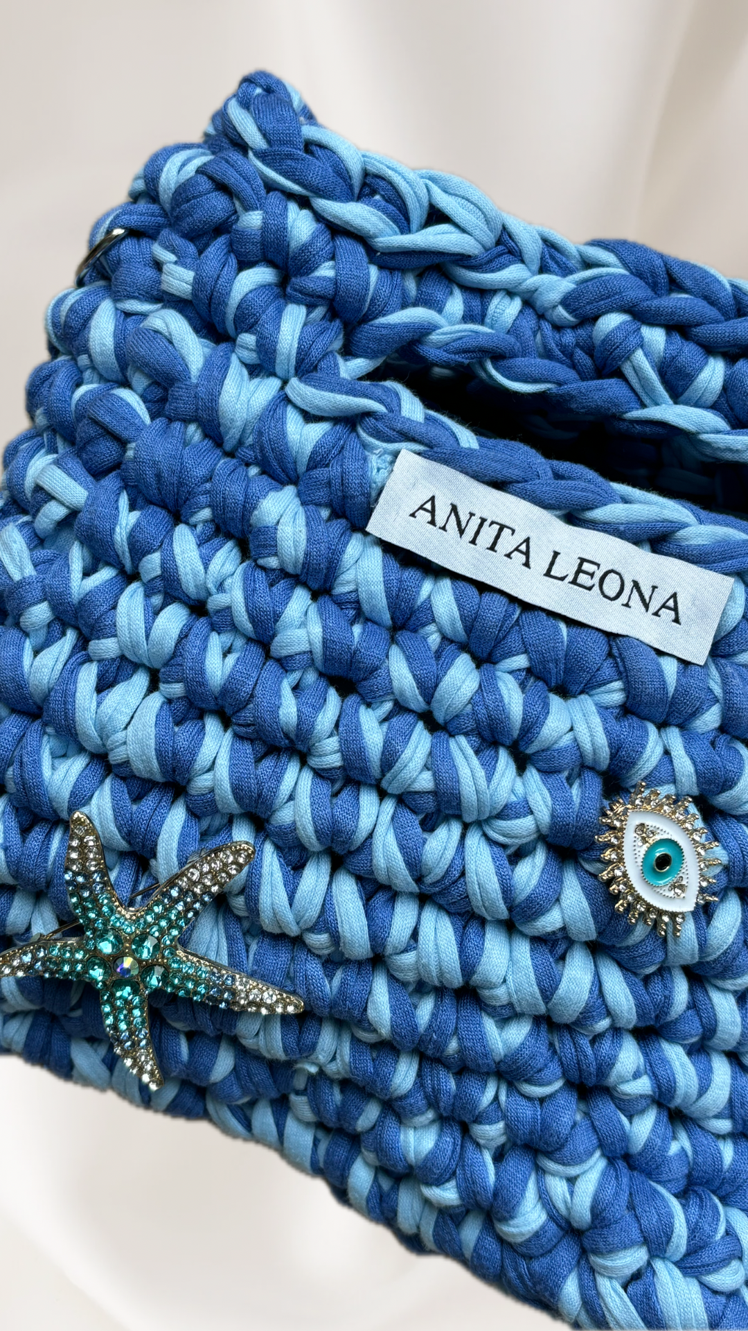 LITTLE LEVI BAG | babyblue & blue