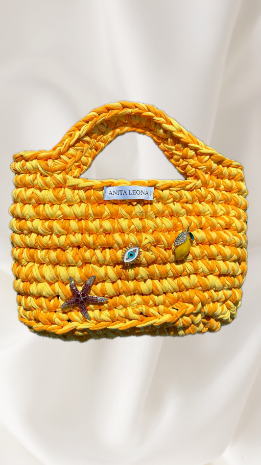 THE SUMMERY BAG | yellow & orange